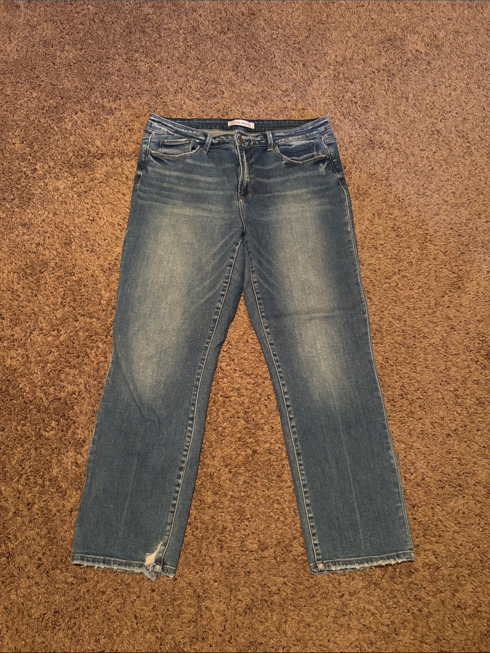 Flying Monkey Mid Wash Straight-Leg Jeans 31